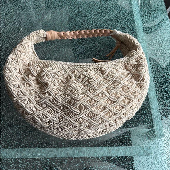 cleabella Handbags - Cleabella Braided Handle Cream Women‎ Bag